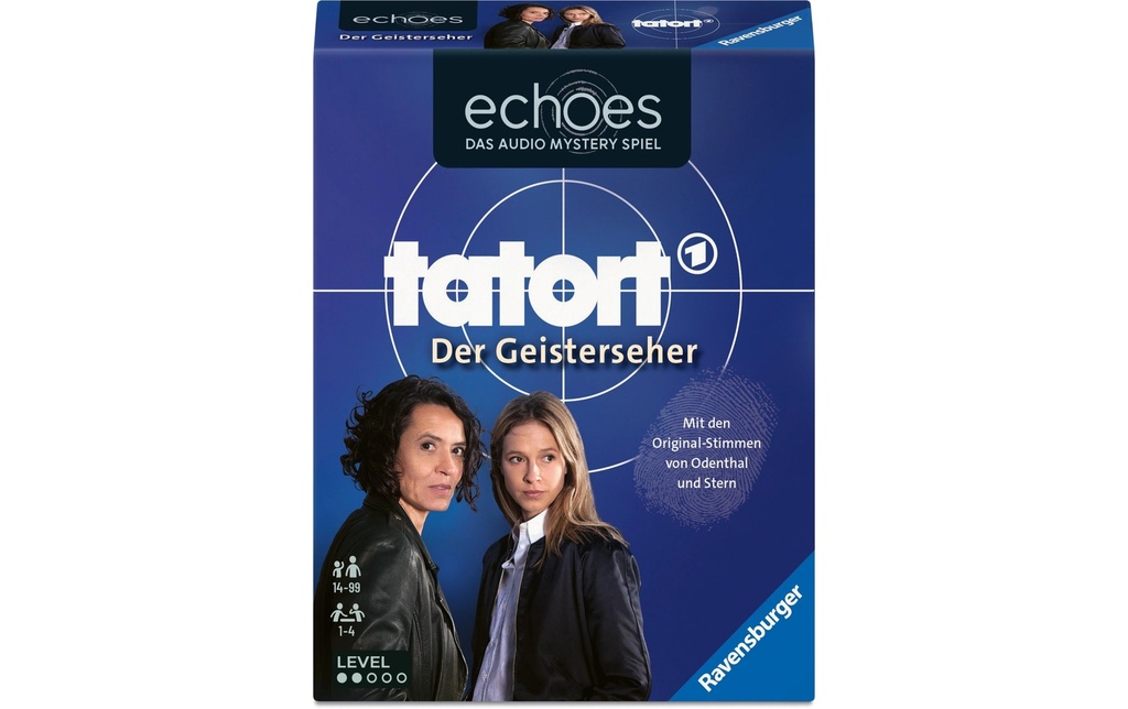 Ravensburger Audio Mystery Game echoes Scène de crime: Le voyant