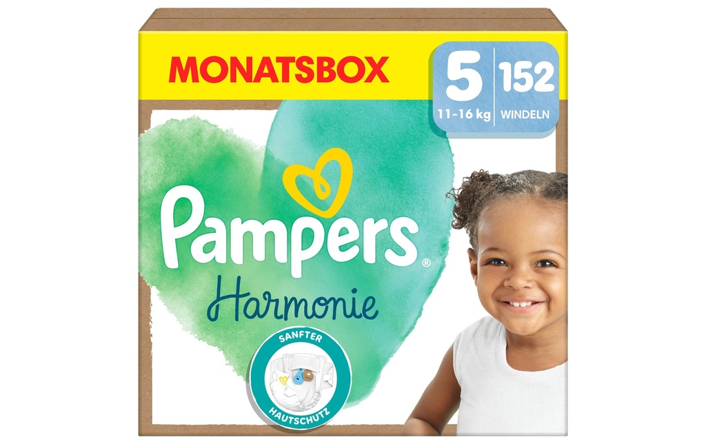 Pampers Couches Harmonie Junior taille 5