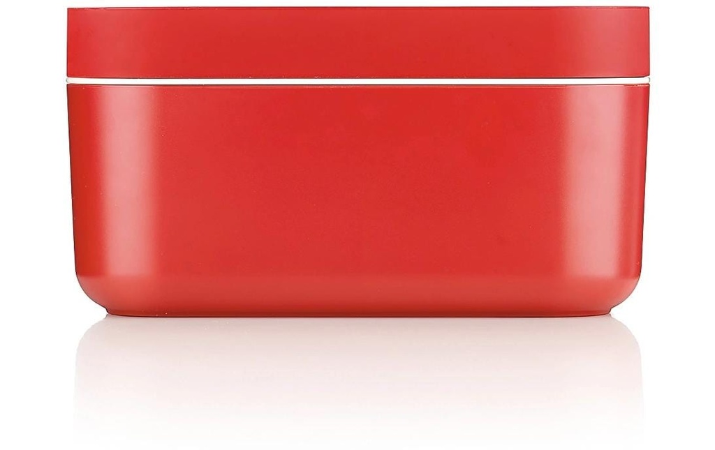 Lékué Bac à glaçons fermé Rouge