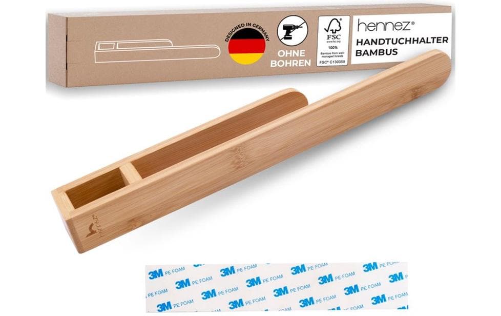 Hennez Porte-serviette Max 39 cm, Naturel