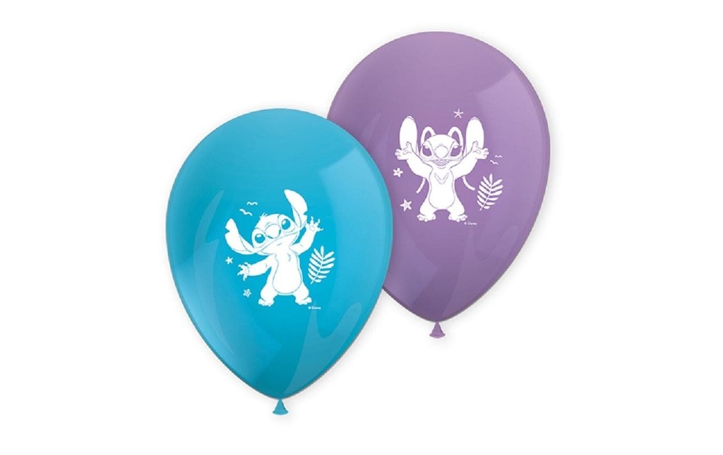 We fiesta Party Ballon de baudruche Stitch 8 pièces