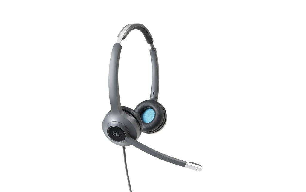 Cisco Casque avec micro 522 Duo Adaptateur 3.5mm & USB-A