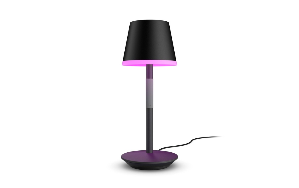 Philips Hue White & Col. Amb. Go Lampe de table portable noire 370 lm