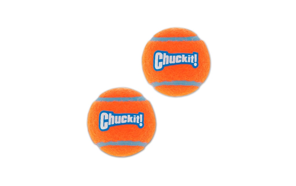 Chuckit! Jouet pour chien Balle de tennis S, Ø 5.5 cm, 2 pièces