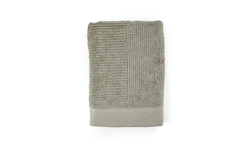 Zone Denmark Serviette de douche Classic 70 x 140 cm, Eucalyptus vert