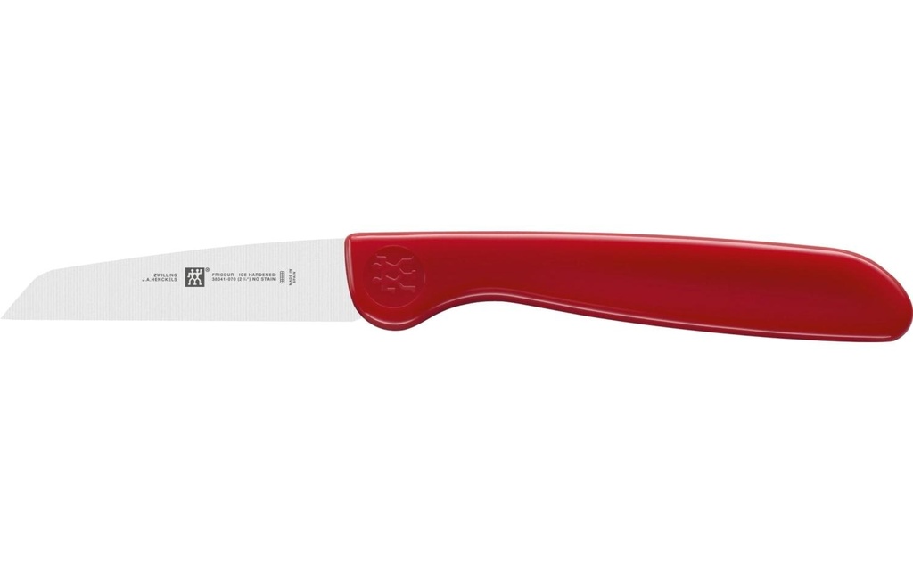 Zwilling Couteau de cuisine Twin Grip 7 cm, rouge