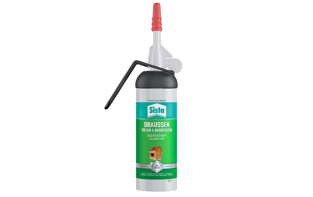 Sista Mastic Extérieur Remplissage et retouches 100 ml, Transparent