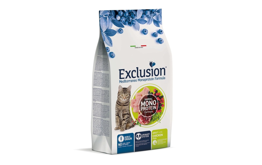 Exclusion Alimentation sèche Poulet adulte, 12 kg