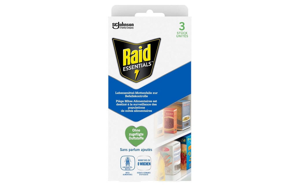Raid Piège à mites alimentaires Essentials, 3 pièces