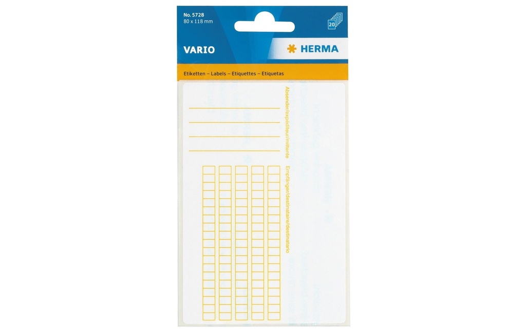 HERMA Etiquet.pr.paquets 20pcs (20 pces)