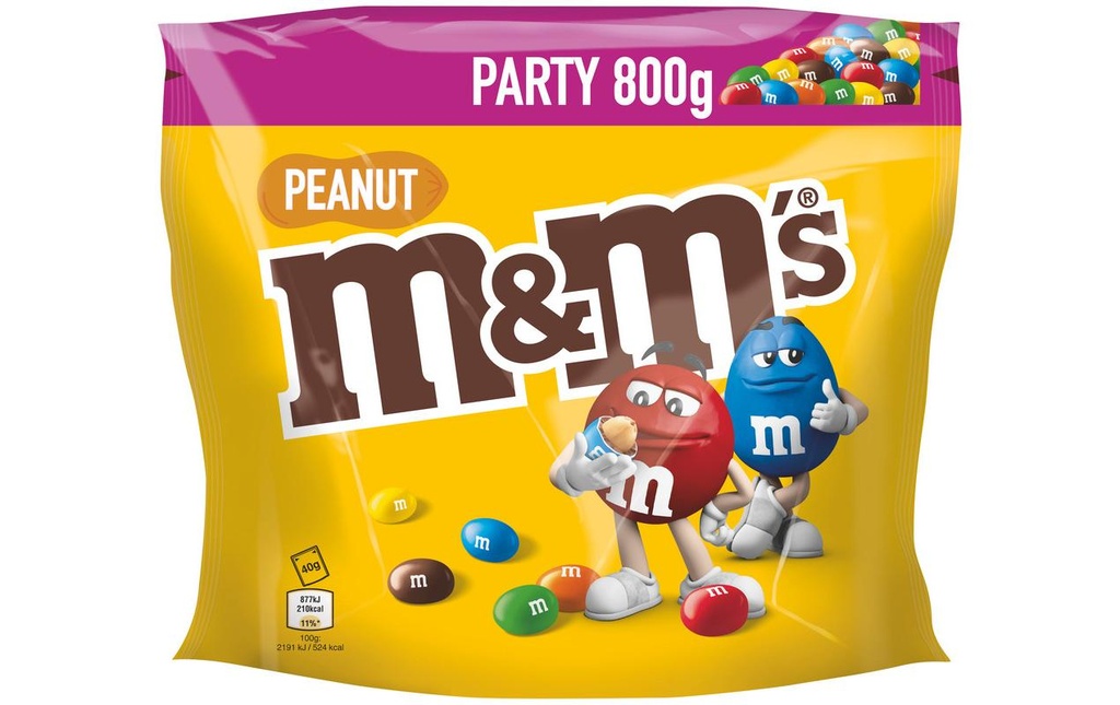 M&M's M&M's chocolat Peanut Party 800 g