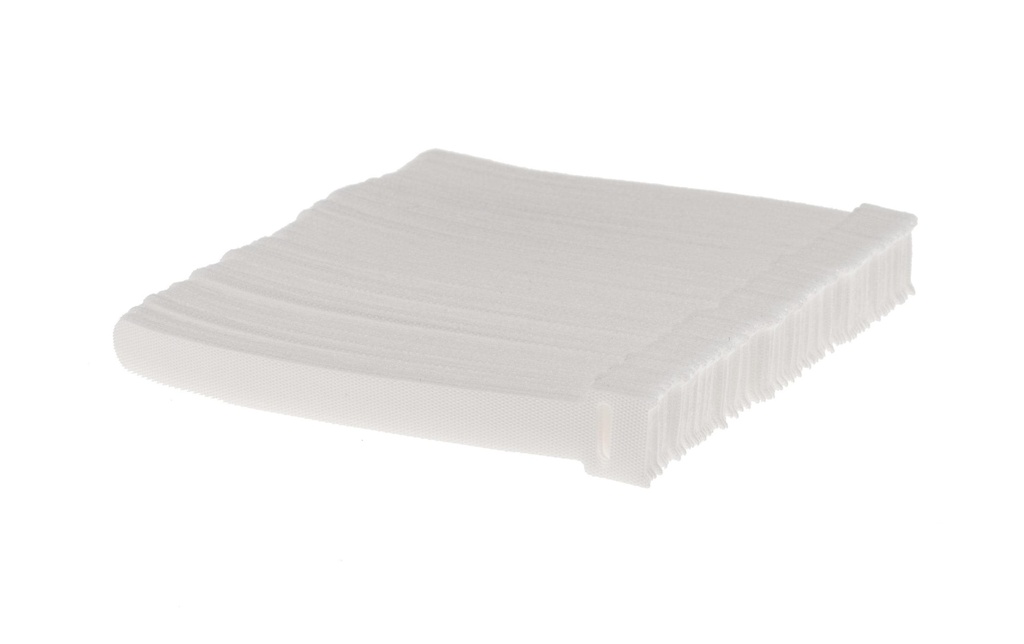 FASTECH Serre-câble auto-agrippant ETK-3-1 13 x 150 mm Blanc, 100 pièces