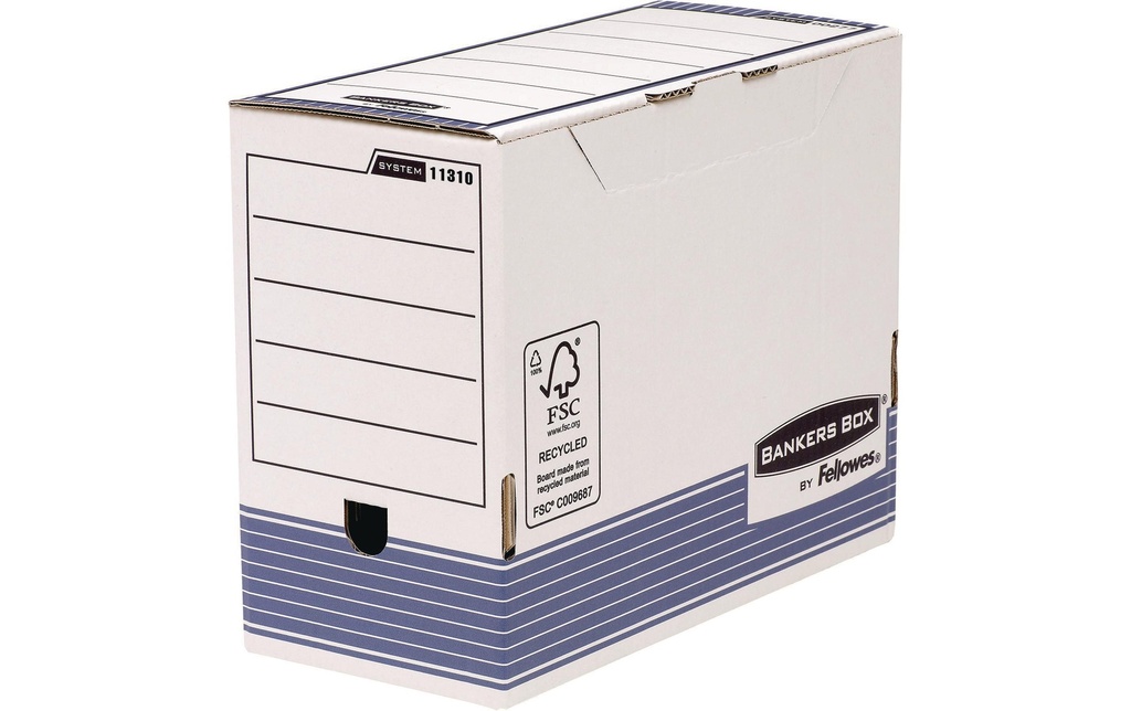 Fellowes Boîte d’archivage Bankersbox System A4+ 15 cm dix pièces