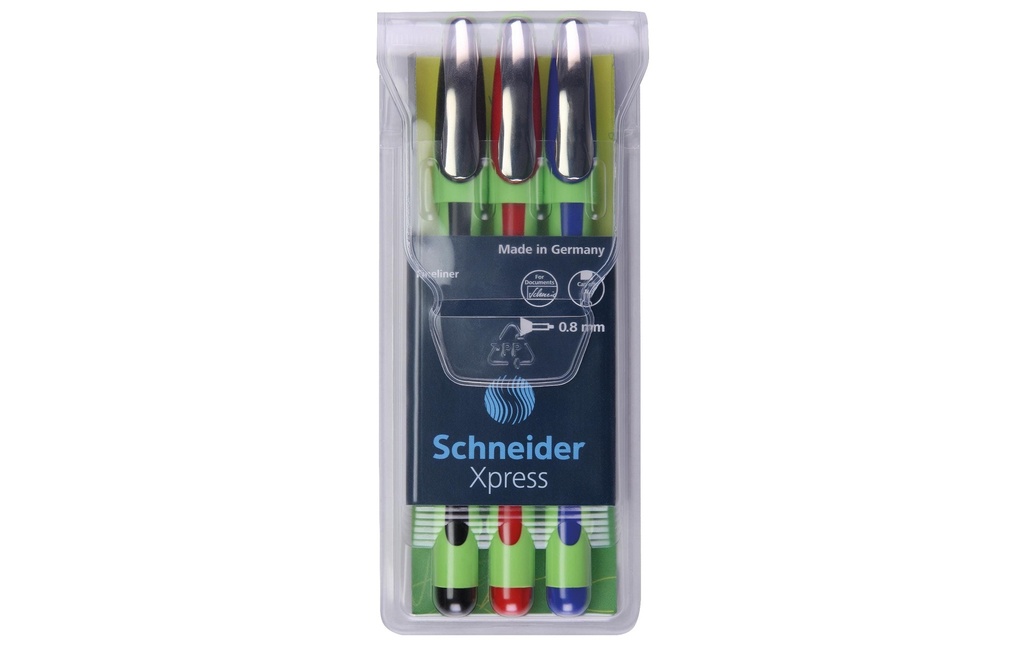 Schneider Fineliner Xpress Basic Ensemble de 3