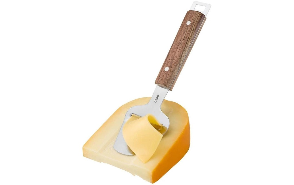 GEFU Rabot à fromage Madero 24,3 cm, Argenté/Brun