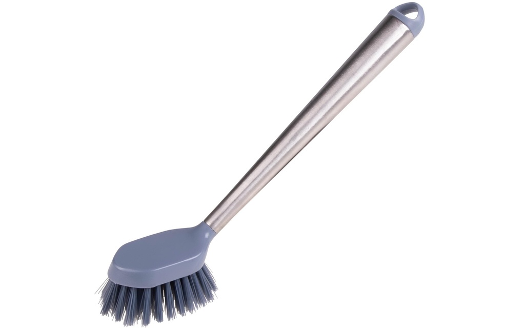 Edi Baur Brosse à vaisselle Acier chromé Gris