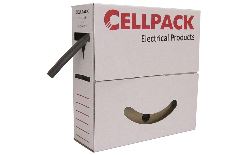 Cellpack AG Gaine thermorétractable 10 m x 9 mm Noir
