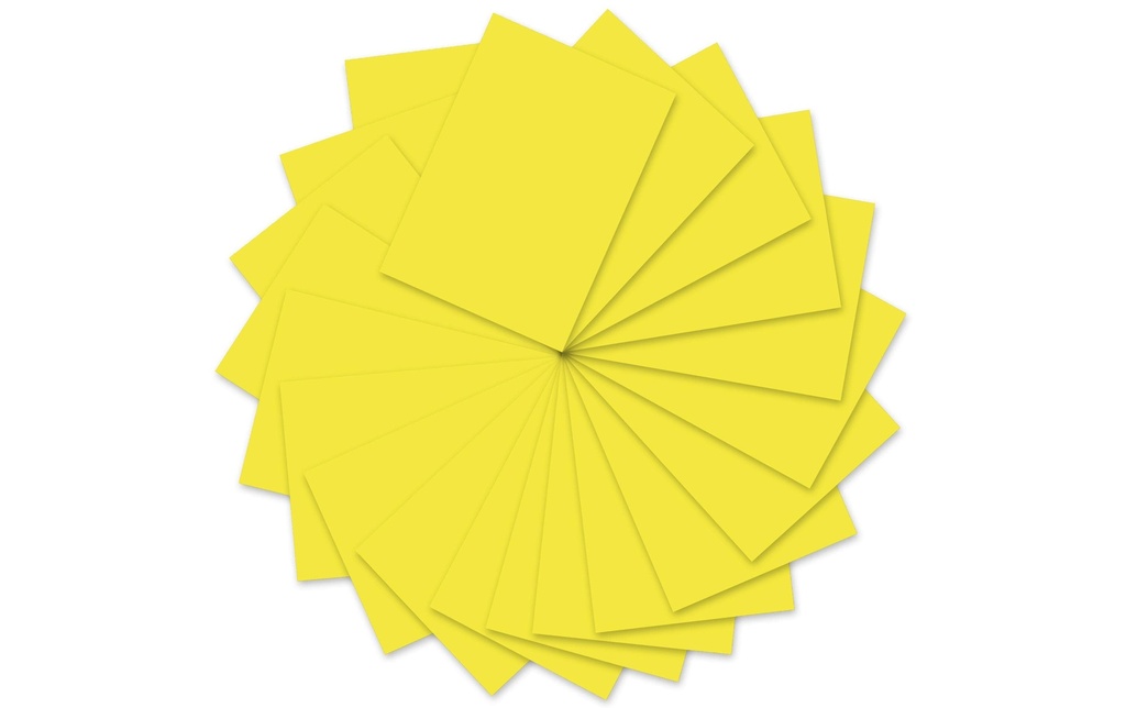 URSUS Papier cartonné 50 x 70 cm jaune citron