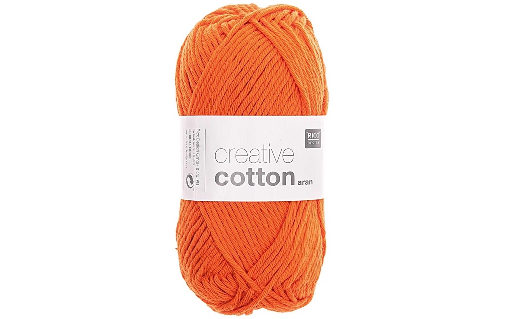 Rico Design Laine Creative Cotton Aran 50 g Orange