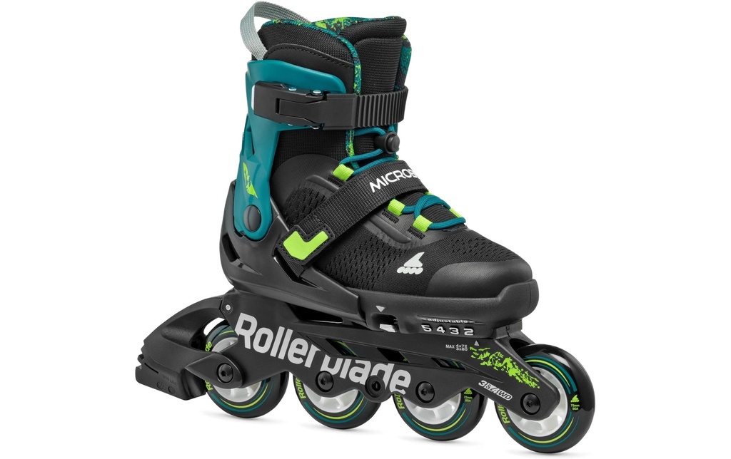 ROLLERBLADE Rollers en ligne Microblade XT Noir/vert pétrole, 36.5-40.5