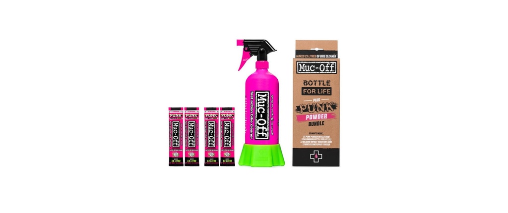 Muc-Off Nettoyant pour vélo Punk Powder + Bottle