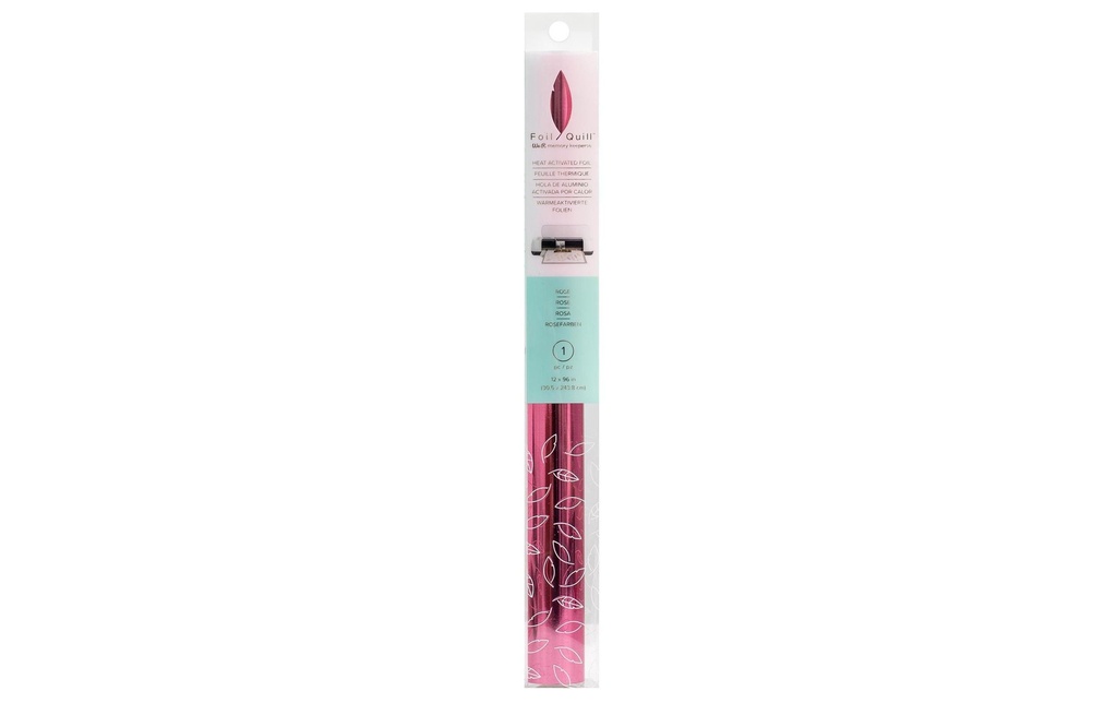 We R Memory Keepers Film Foil Quill activé par la chaleur, 1 rouleau, rose