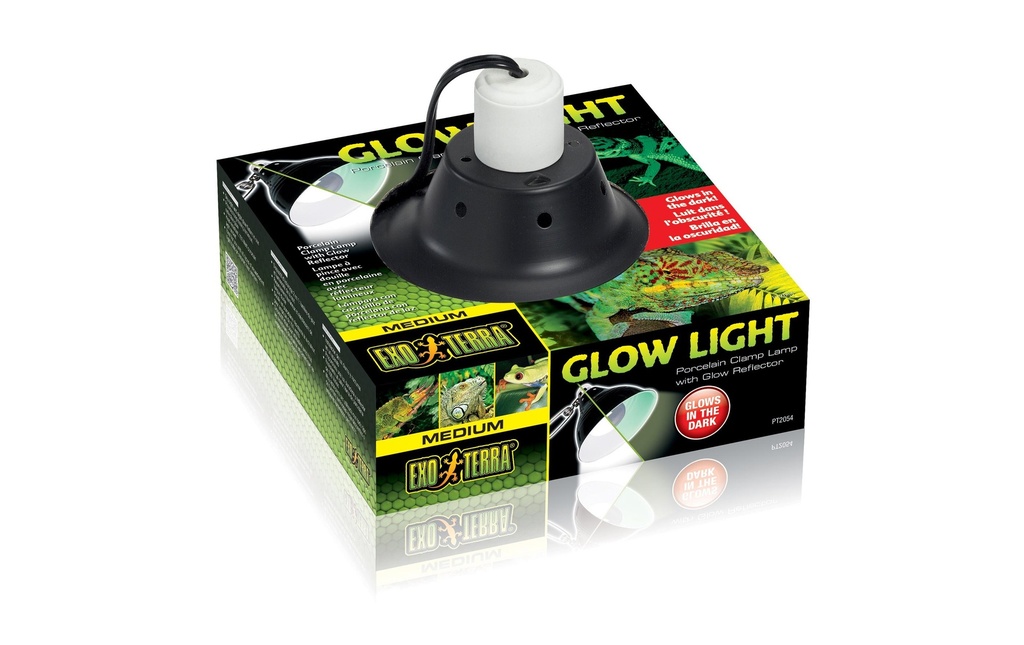 Exo Terra Lampe à pince Glow Light M, Ø 21 cm