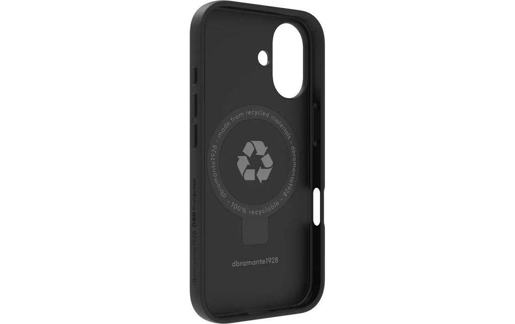 dbramante1928 Coque arrière Iceland Ultra D3O MS Kick iPhone 17 Noir