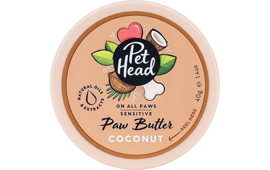 Pet Head Soin des pattes On All Paws Paw Butter Noix de coco, 40 ml