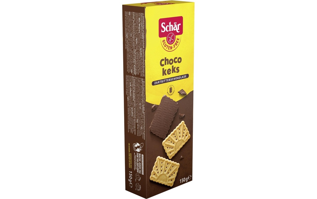 Dr.Schär Petits gâteaux Biscuit au chocolat sans gluten 150 g