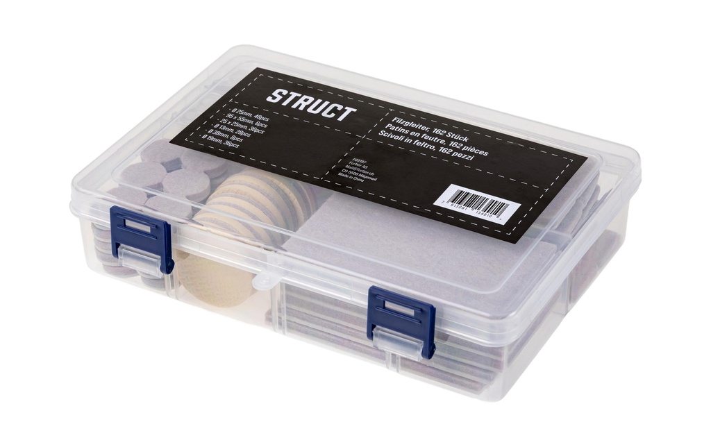 STRUCT Patins en feutre, 162 pièces, Beige