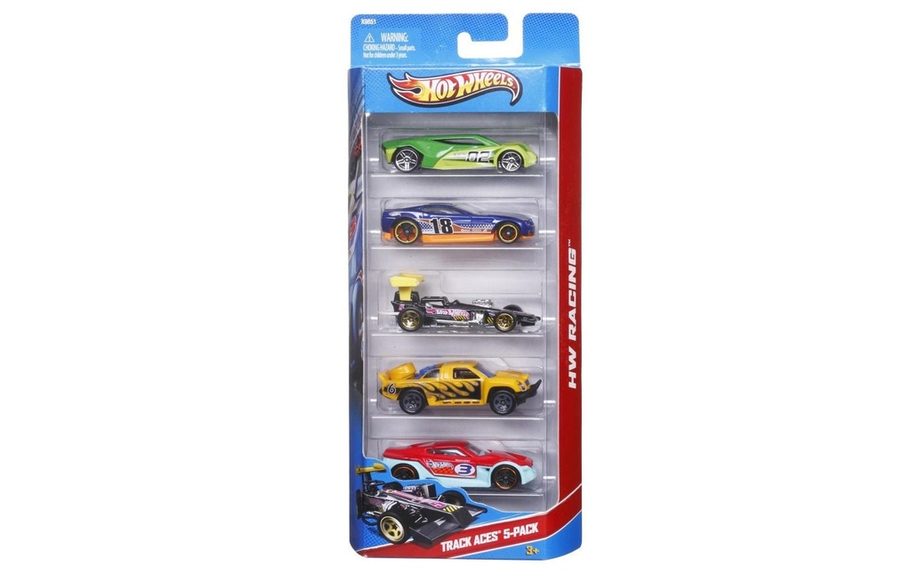 Hot Wheels Action Cars Assortiment de 5 cadeaux