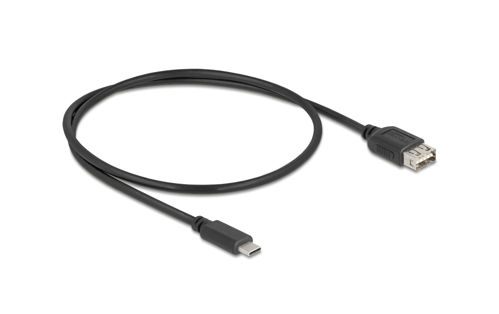 Delock Câble USB 2.0 USB-C - USB-A 0.5 m