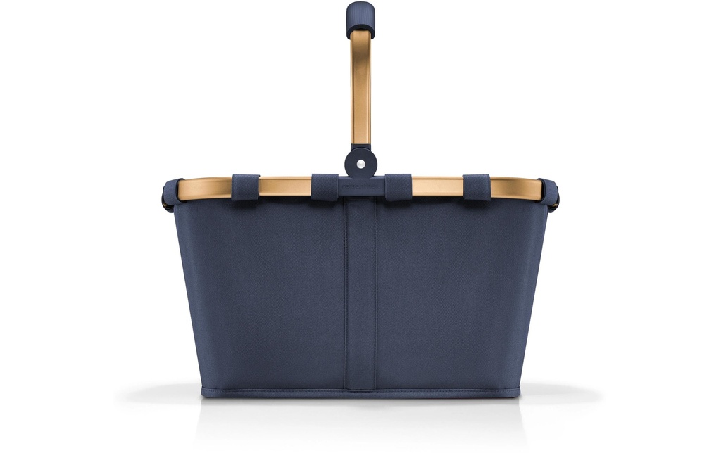 Reisenthel Panier de course Carrybag 22 l Doré/Bleu foncé