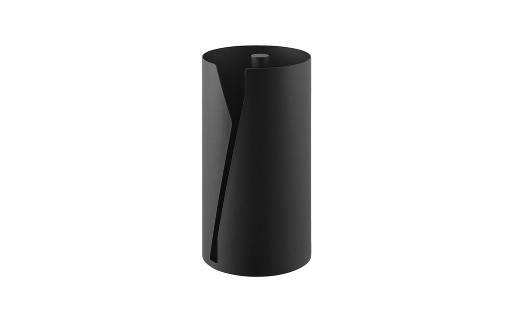 Yamazaki Porte-rouleau essuie-tout Tour 16 x 16 x 30.2 cm, noir