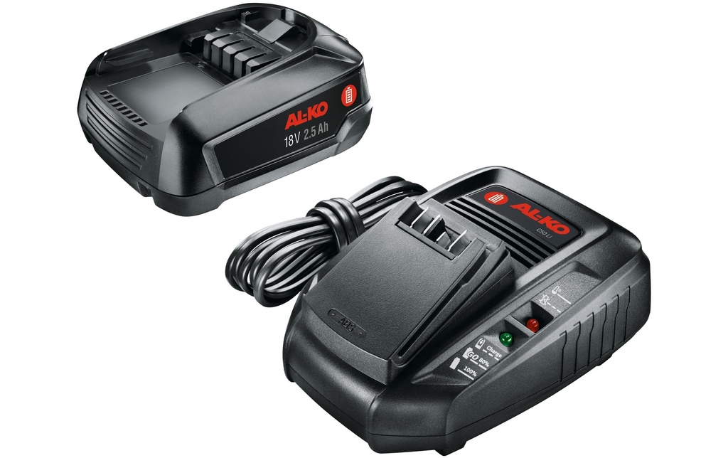AL-KO Batteries et chargeurs BOSCH HOME AND GARDEN Set, 18 V, 2.5 Ah