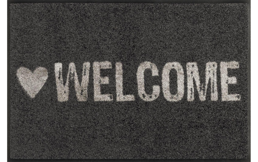 wash+dry Tapis de sol Bienvenue 50 x 75 cm
