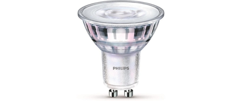 Philips Lampe LEDcla 50W GU10 WW WGD90 Blanc chaud (WW)