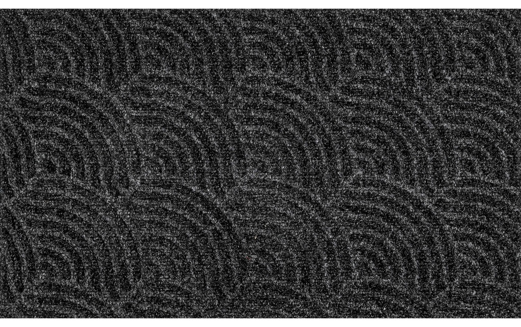 wash+dry Tapis de sol Dune Waves 45 cm x 75 cm, gris foncé