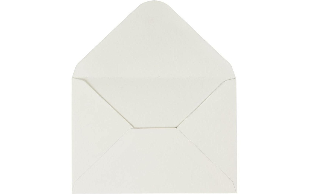 Creativ Company Enveloppe 11.5 x 16 cm crème