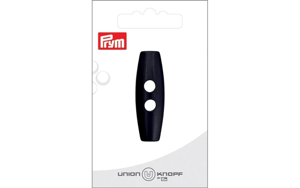 Prym Union Knopf Boutons Polyester 45 mm, 1 pièce, Noir