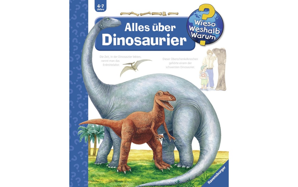 Ravensburger Livres pratiques pour enfants WWW Tout sur les dinosaures
