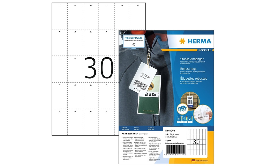 HERMA Spec.étiqu.prix 35x59.4 100fll (100 pces)