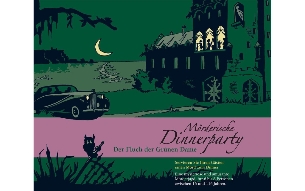 Blaubart Verlag Party game Mörderische Dinnerparty: Fluch der Grünen Dame