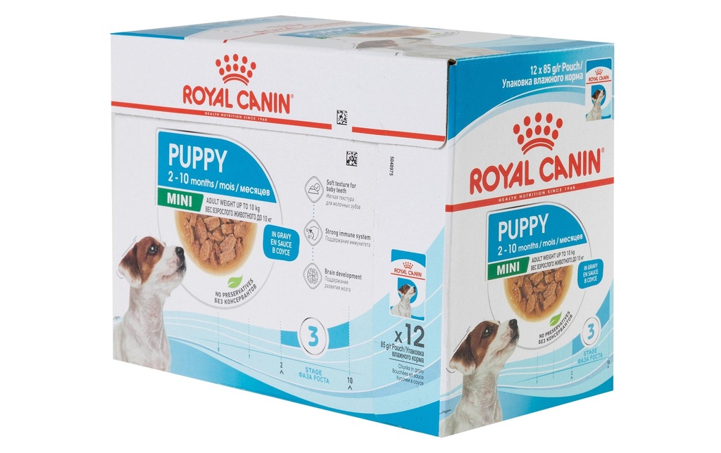 Royal Canin Alimentation humide Start of Life Mini Puppy Sauce, 12 x 85 g