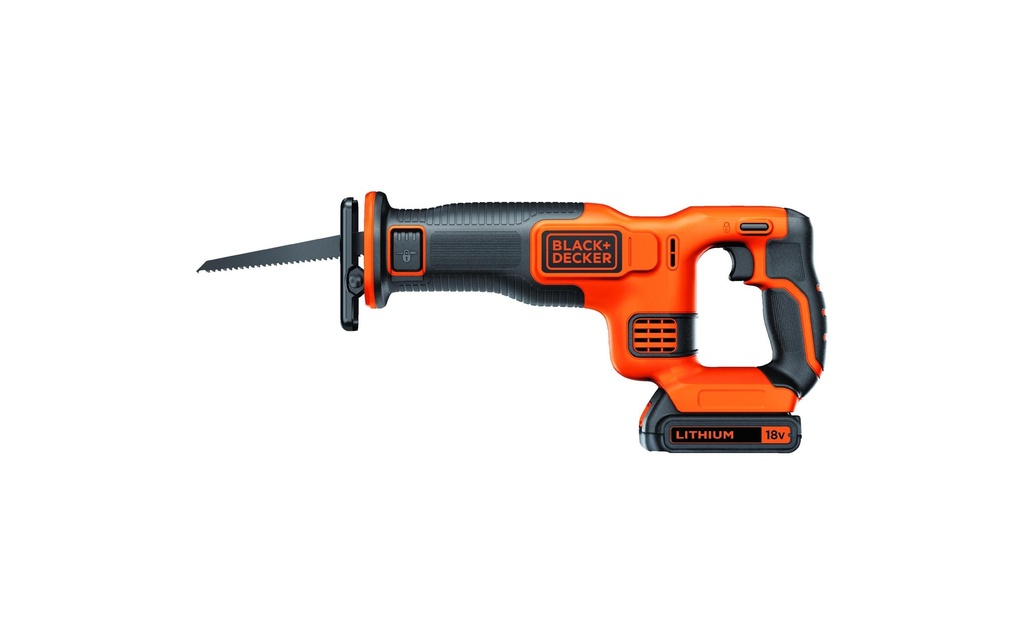 BLACK+DECKER Scie-sabre sans fil BDCR18 Kit 18 V