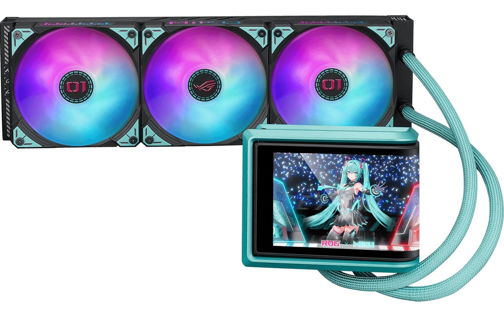 ASUS ROG Refroidissement à eau ROG RYUO IV 360 ARGB Hatsune Miku Edition