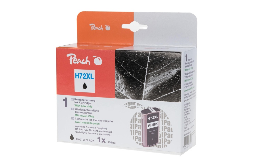 Peach Encre HP No. 72XL (C9370A) Photo Black