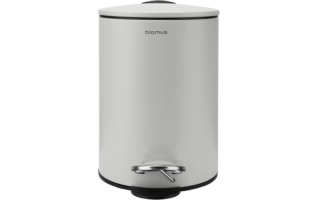 Blomus Poubelle à pédale Tubo 3 l, Gris clair