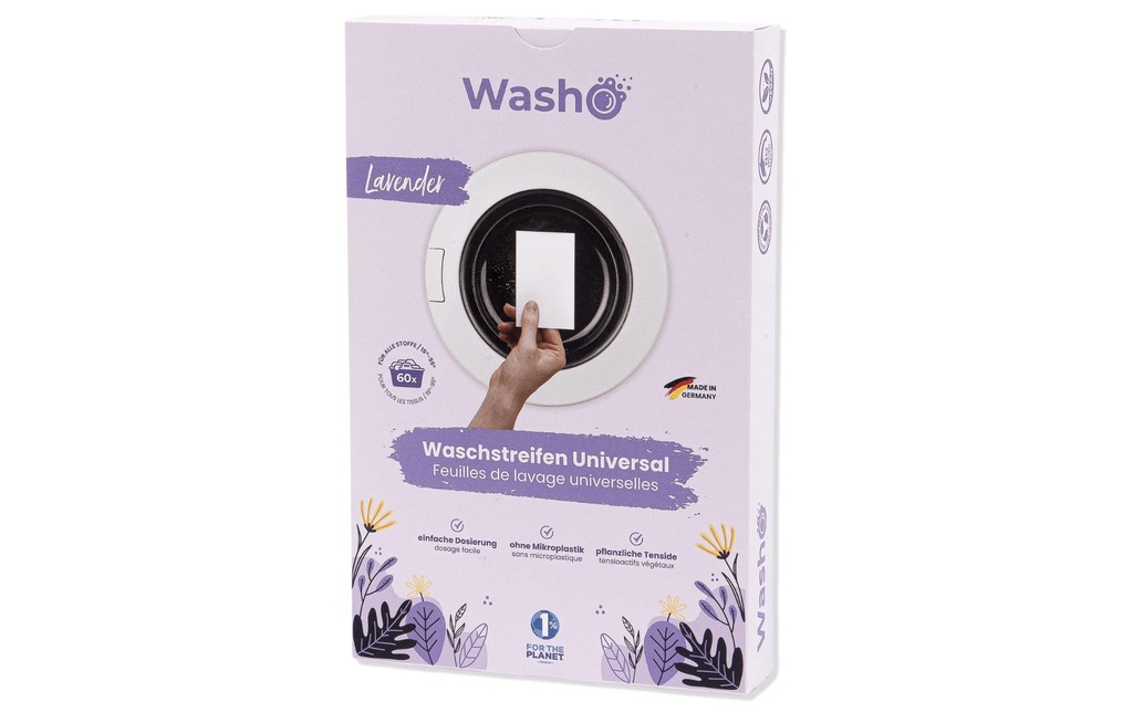 Washo Bande de lavage à la lavande 60 Pièce/s